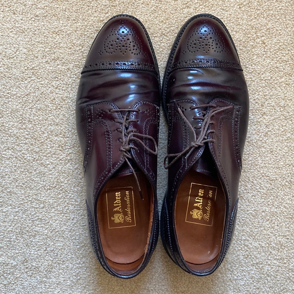 Alden 2145 Shell Cordovan Medallion Tip Blucher